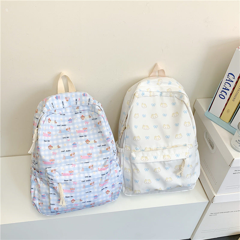 Cute Character Printed School Backpack Stornfield