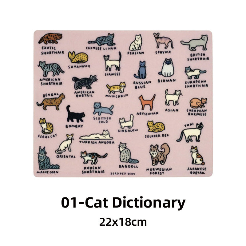 Cute Dog-Themed Mouse Pad