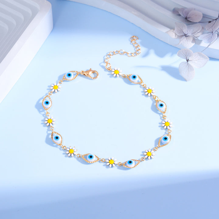 Eye Charm and Daisy Bracelet Stornfield
