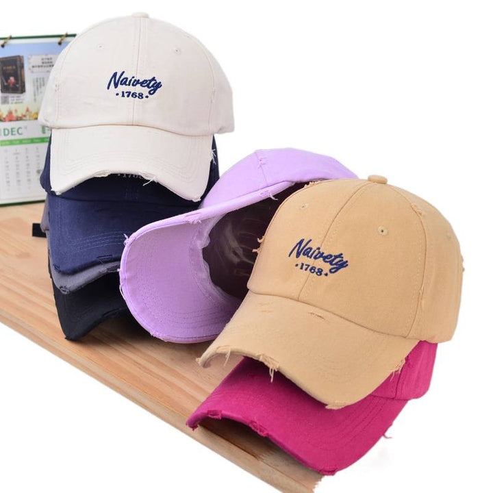 Men's Distressed Vintage Cotton Baseball Cap Stornfield