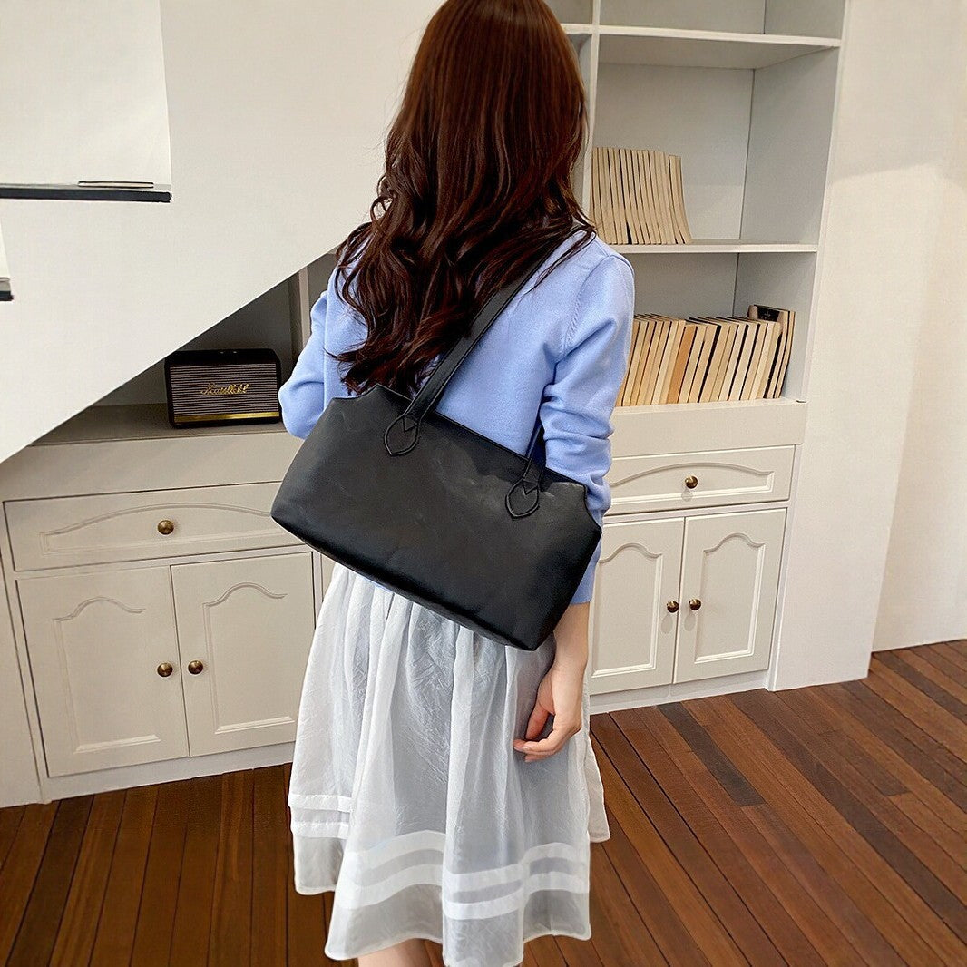 Structured Leather Tote