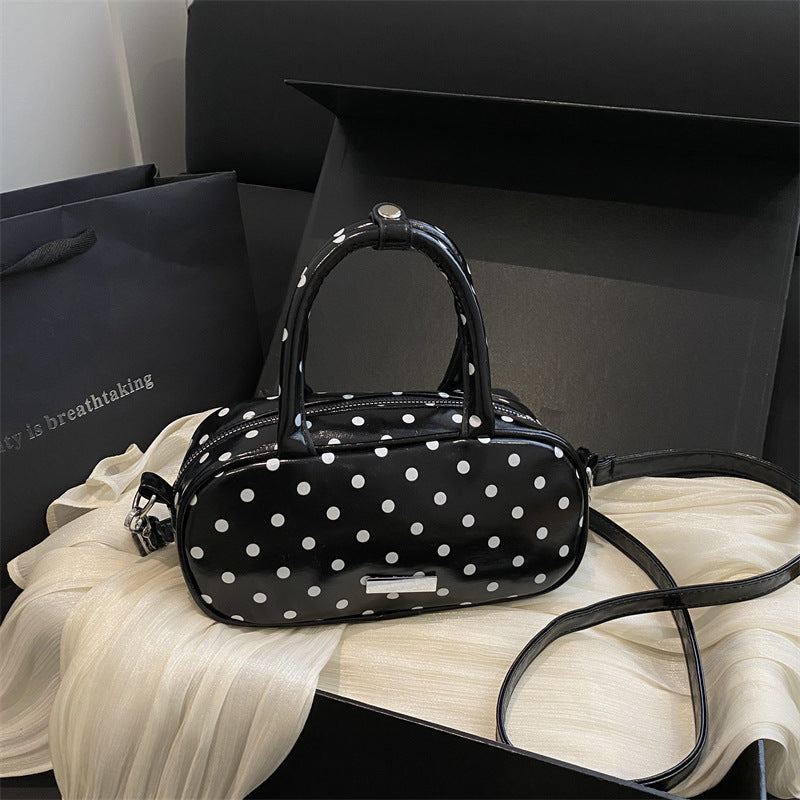 Stylish Polka Dot Mini Handbag
