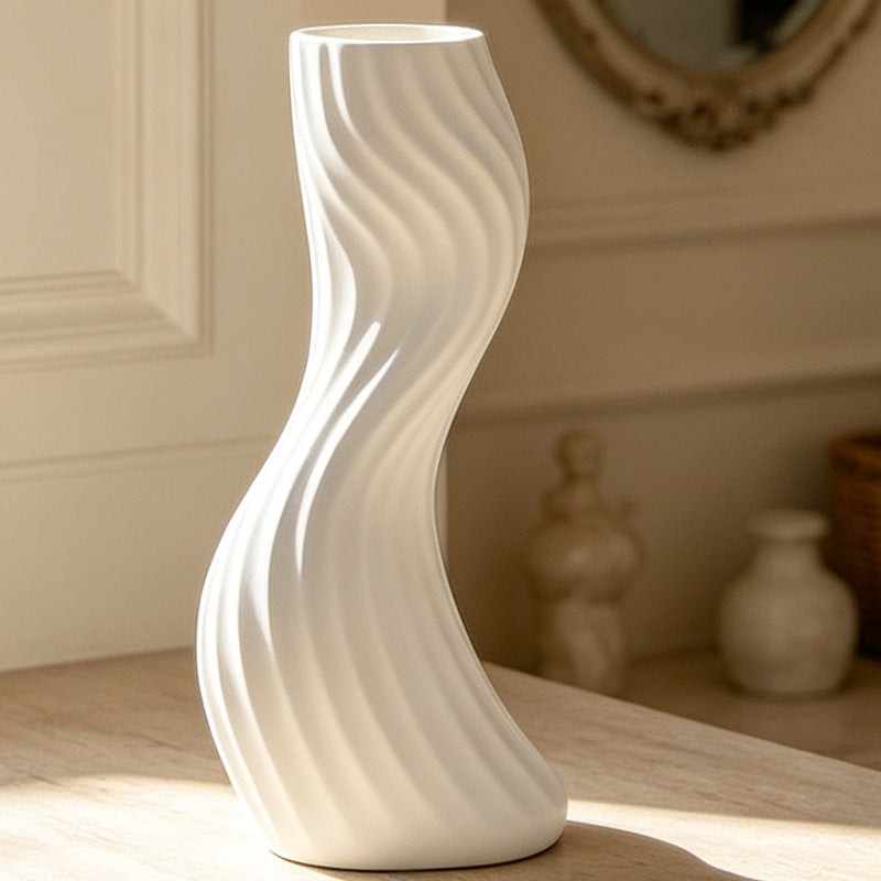 Elegant Twisted Decorative Floor Vase Stornfeild