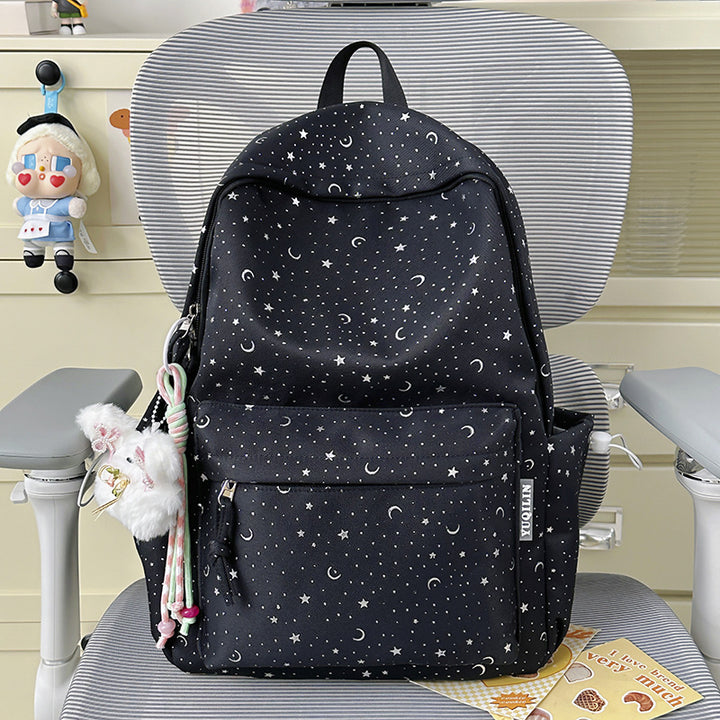 Starry Print School Backpack Stornfield