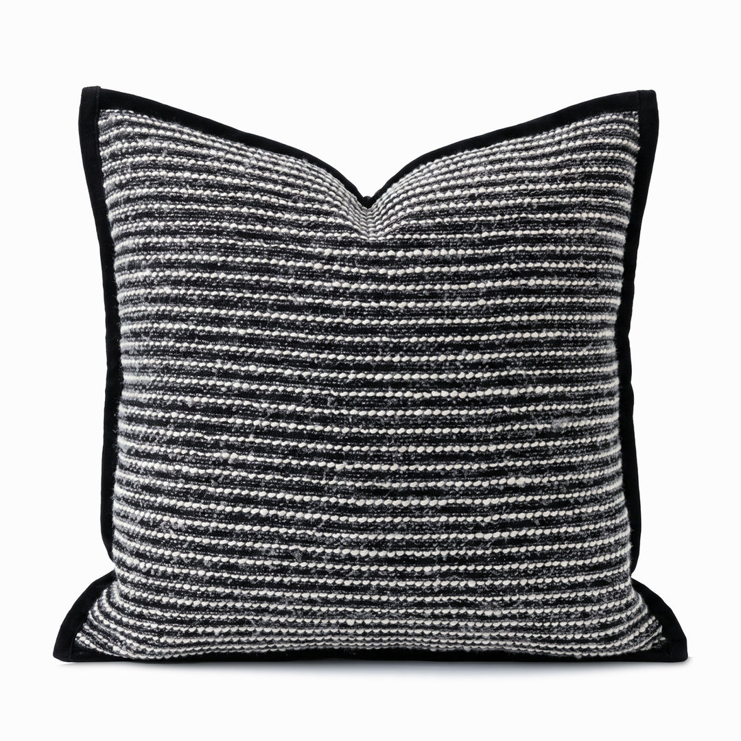 Decorative artificial leather pillow