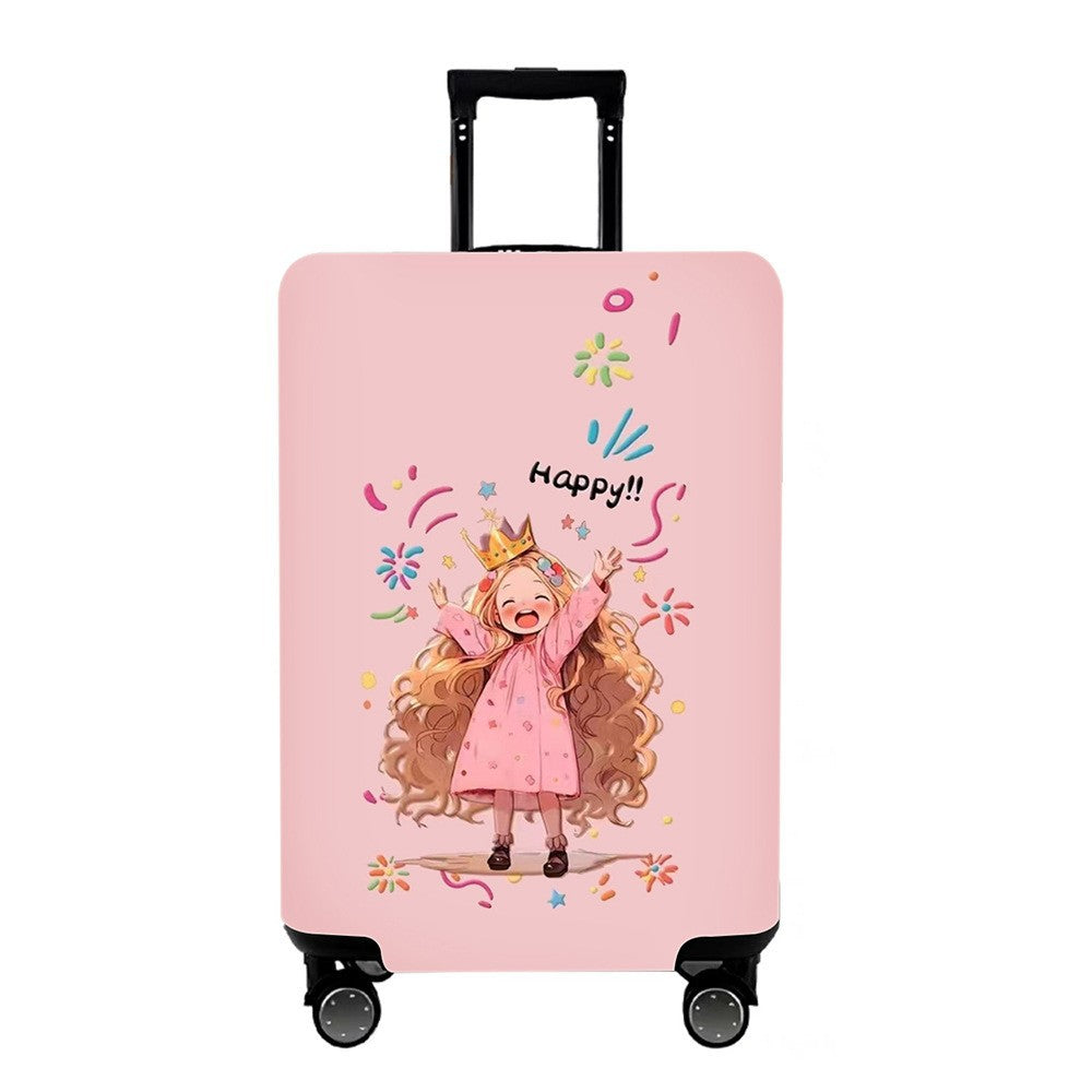 Unisex Hard Shell Suitcase with Colorful Monster Design Stornfield