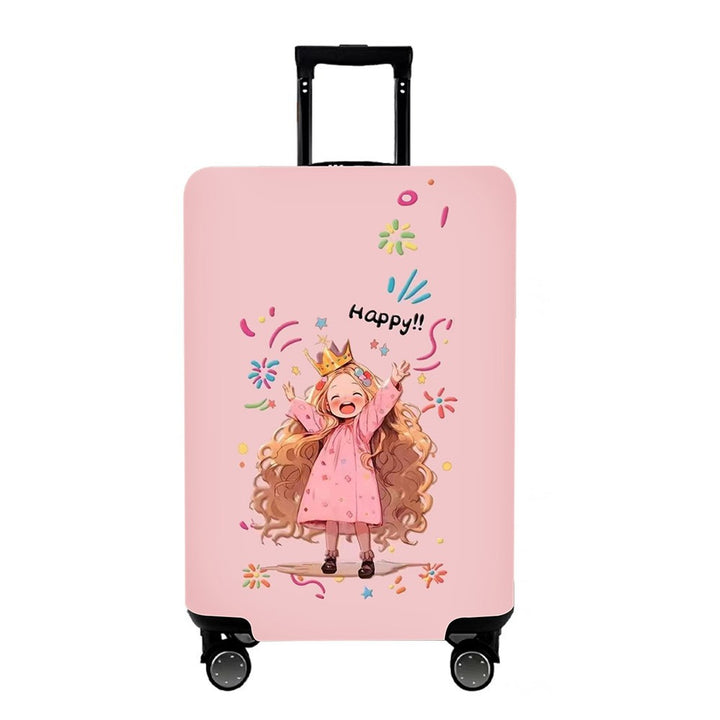 Unisex Hard Shell Suitcase with Colorful Monster Design Stornfield