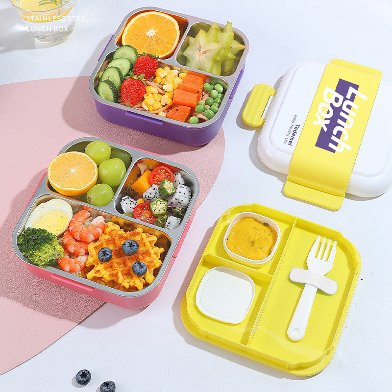 Versatile Multi-Compartment Bento Lunch Box