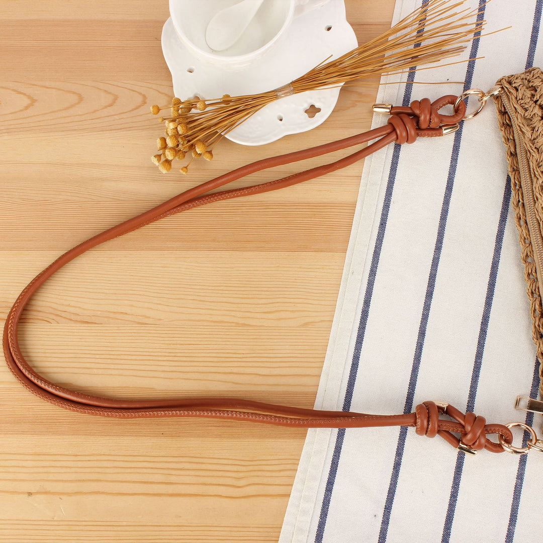 Braided Natural Material Handbag with Elegant Button Closure Stornfield