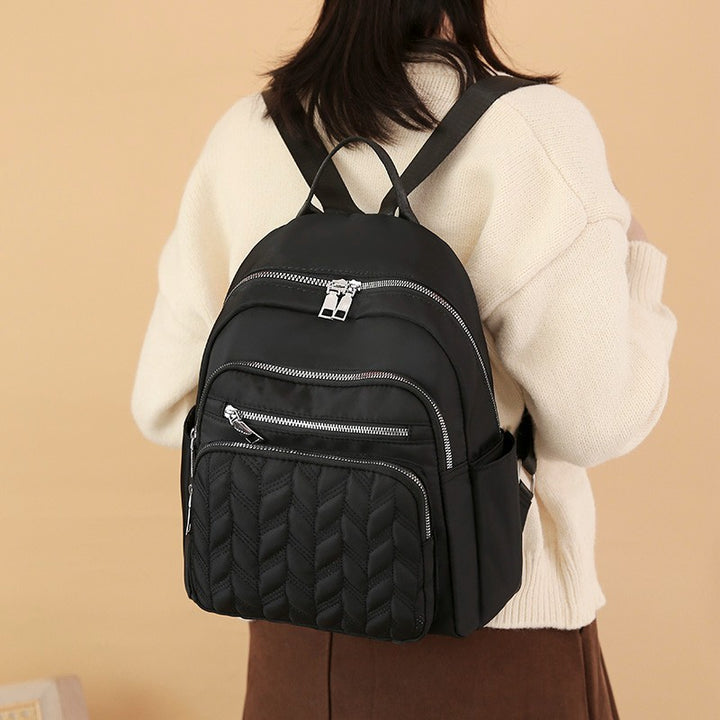 Compact Textured Backpack Stornfield