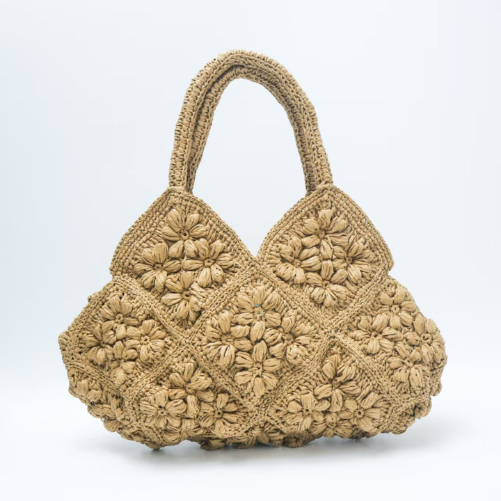 Handmade bag with floral motifs Stornfield