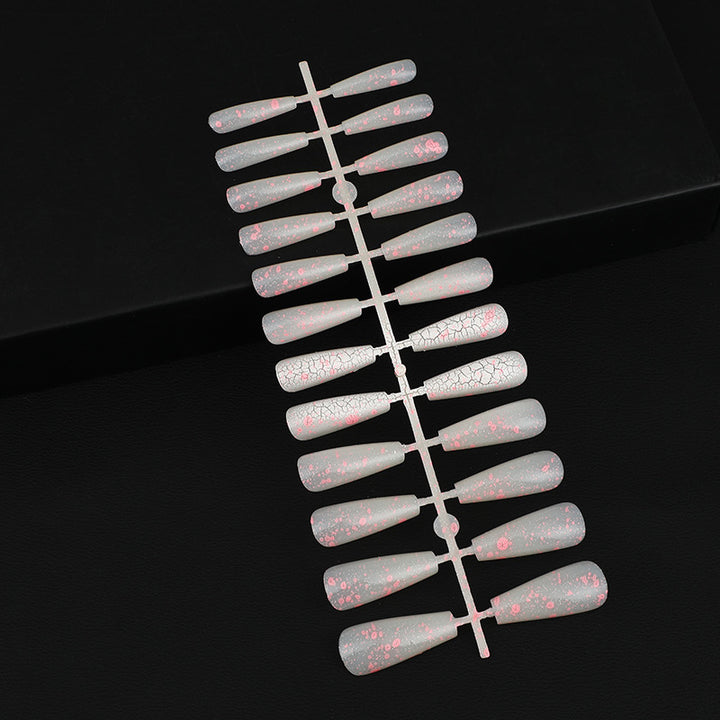 Artificial nails with delicate floral design Stornfield
