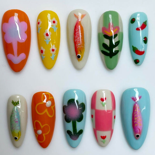 Thematic Artisan Press-On Nail Set Stornfield