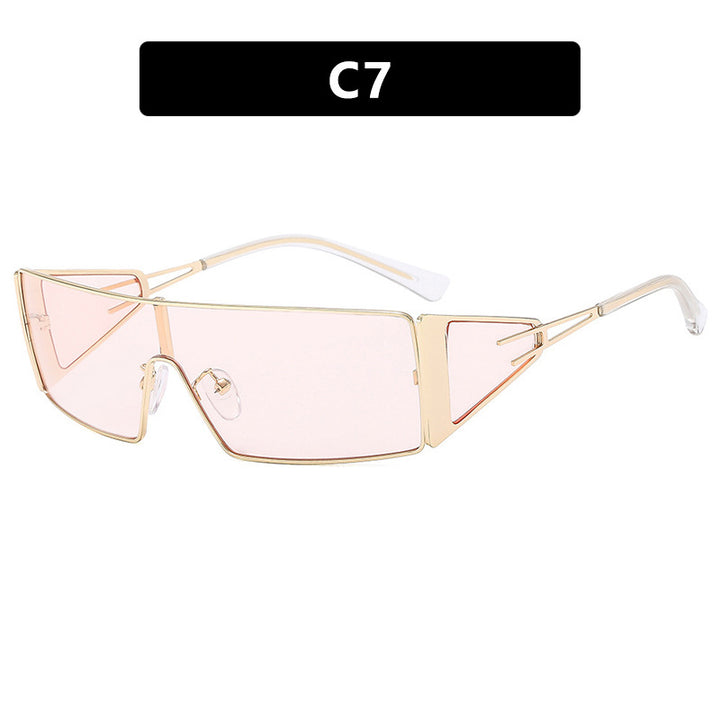 Women geometric sunglasses with futuristic design and durable frame Stornfield