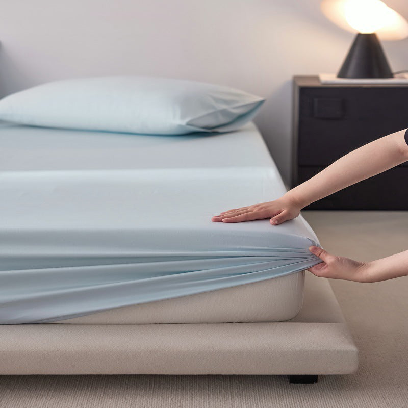 Silky Modal-Blend Deep-Pocket Fitted Sheet Set with 4-Way Stretch and Anti-Slip Elastic
