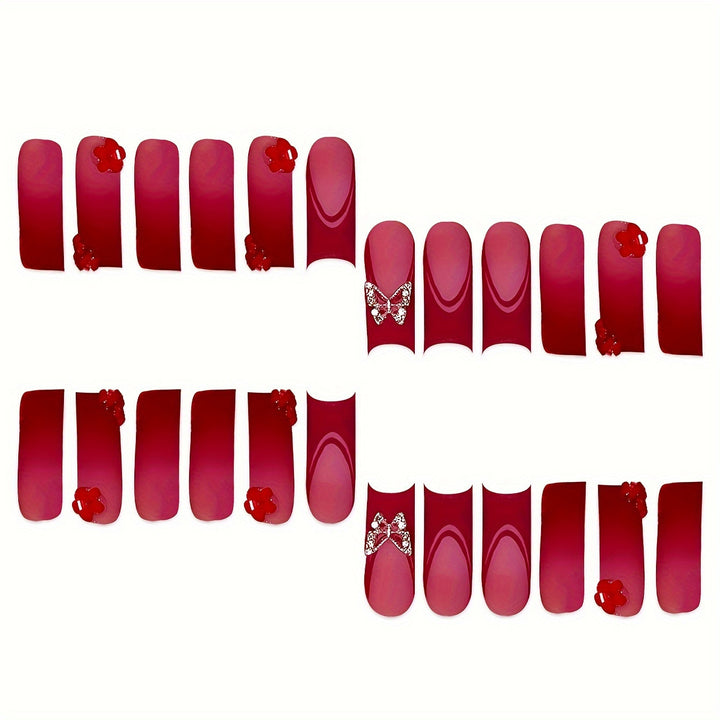 Decorative Press-On Nail Set Stornfield