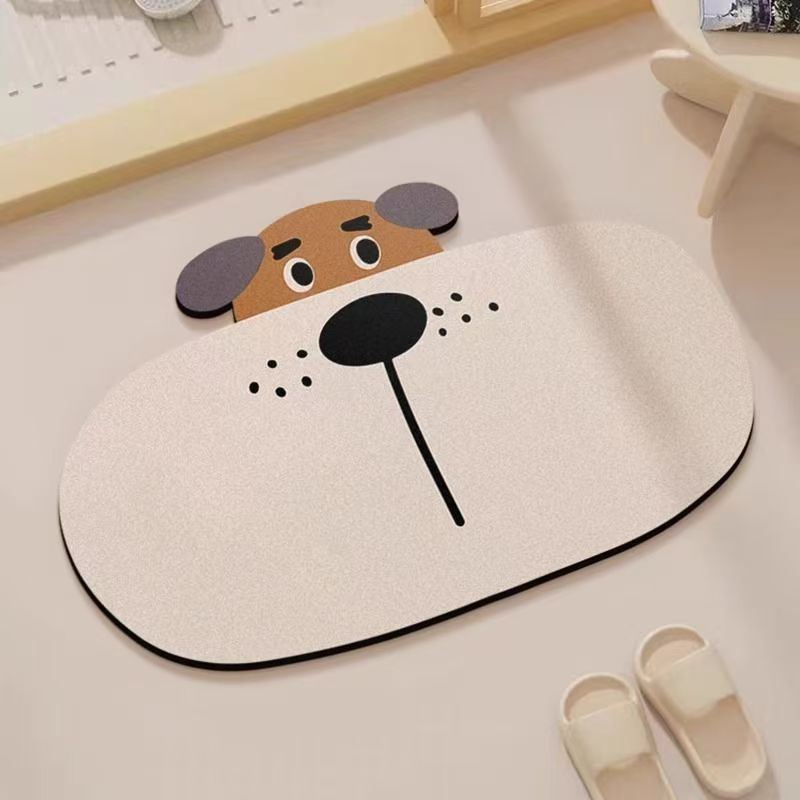 Cat-Shaped Decorative Area Mat