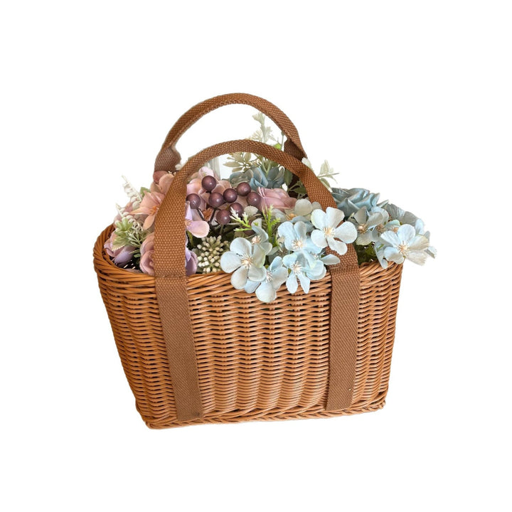 Women Handmade Storage Basket Made of Natural Material Stornfield