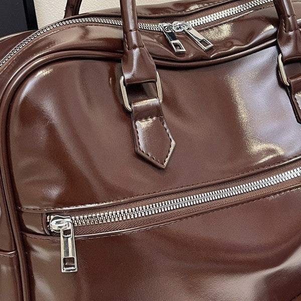Multi-Pocket Business Tote