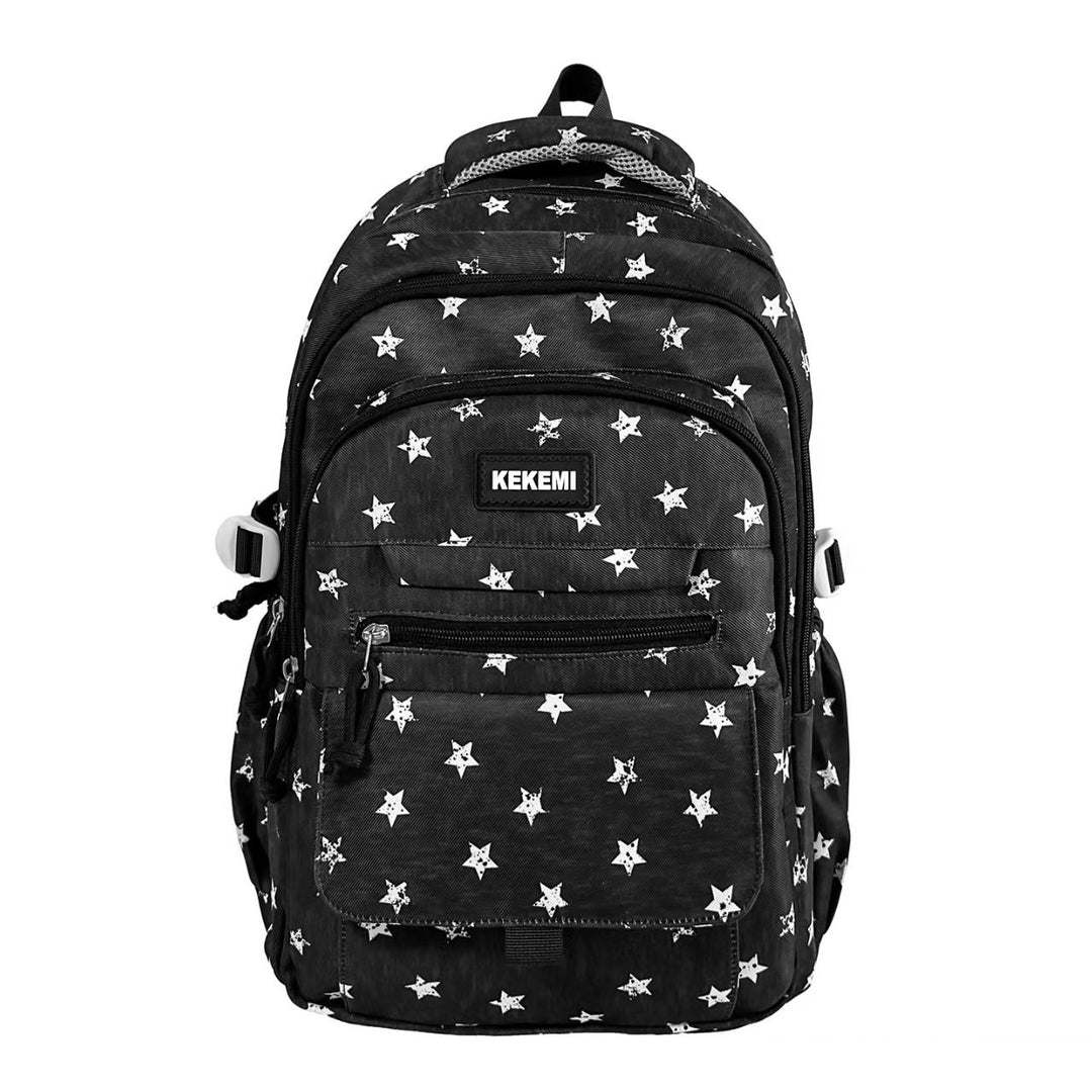Multi-Pocket Star Pattern Backpack Stornfield