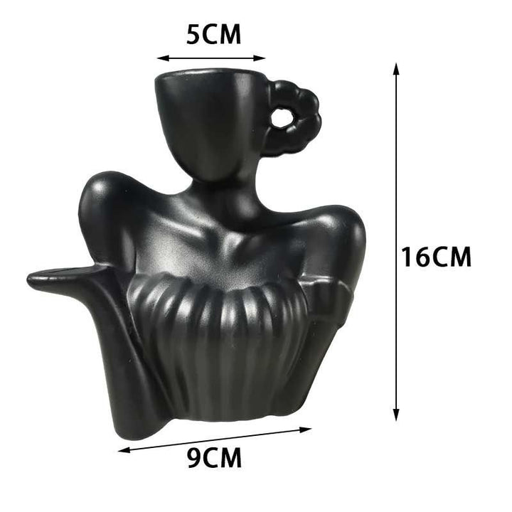Decorative Lady Figure Watering Can Stornfeild