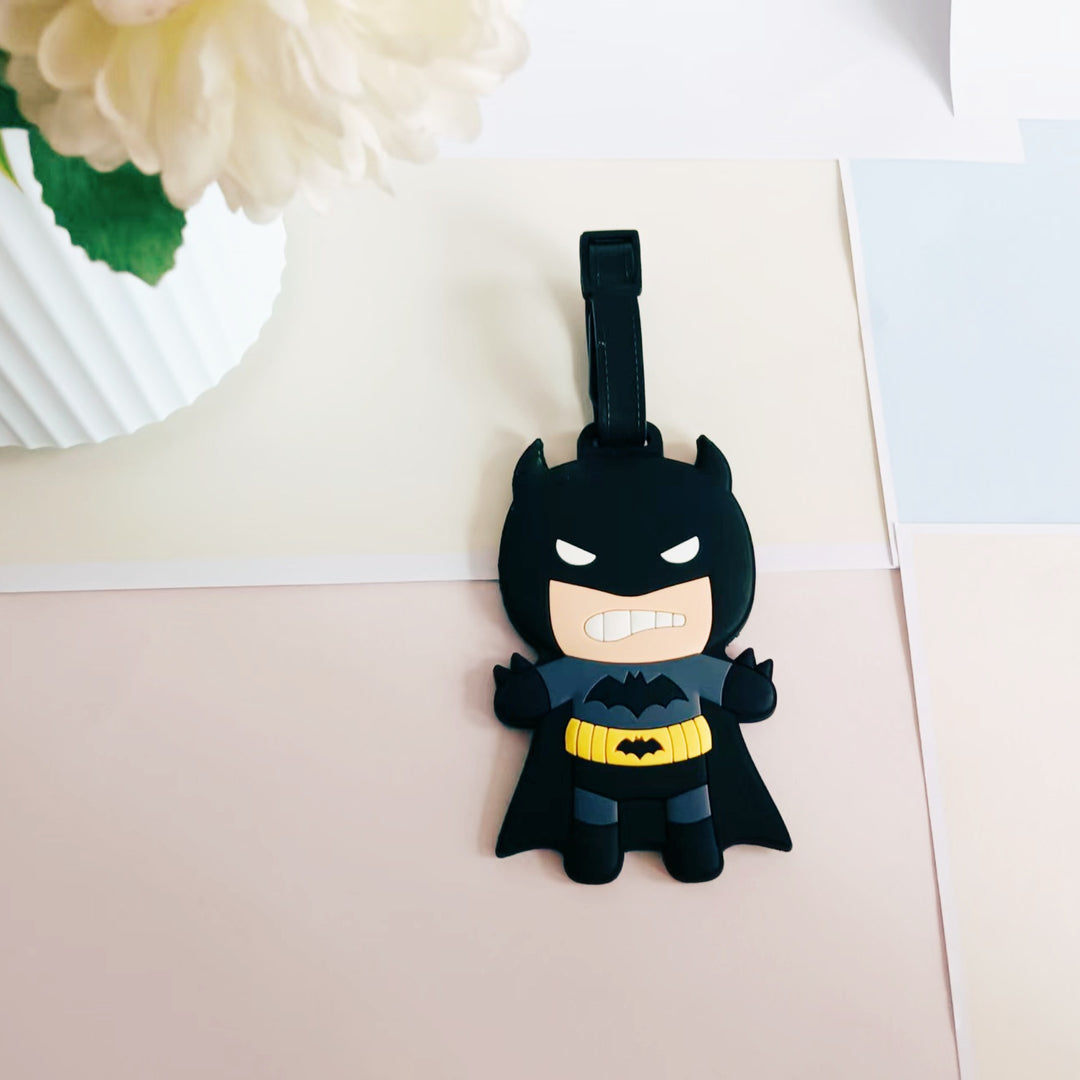 Unisex Silicone Superhero-Themed Luggage Tag Stornfield