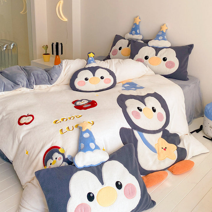 Plush Microfiber Cartoon Oversized Throw Blanket for Kids and Nursery
