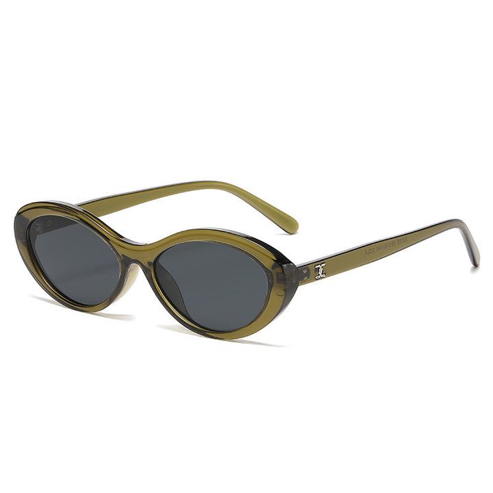 Ladies stylish sunglasses in oval design Stornfield