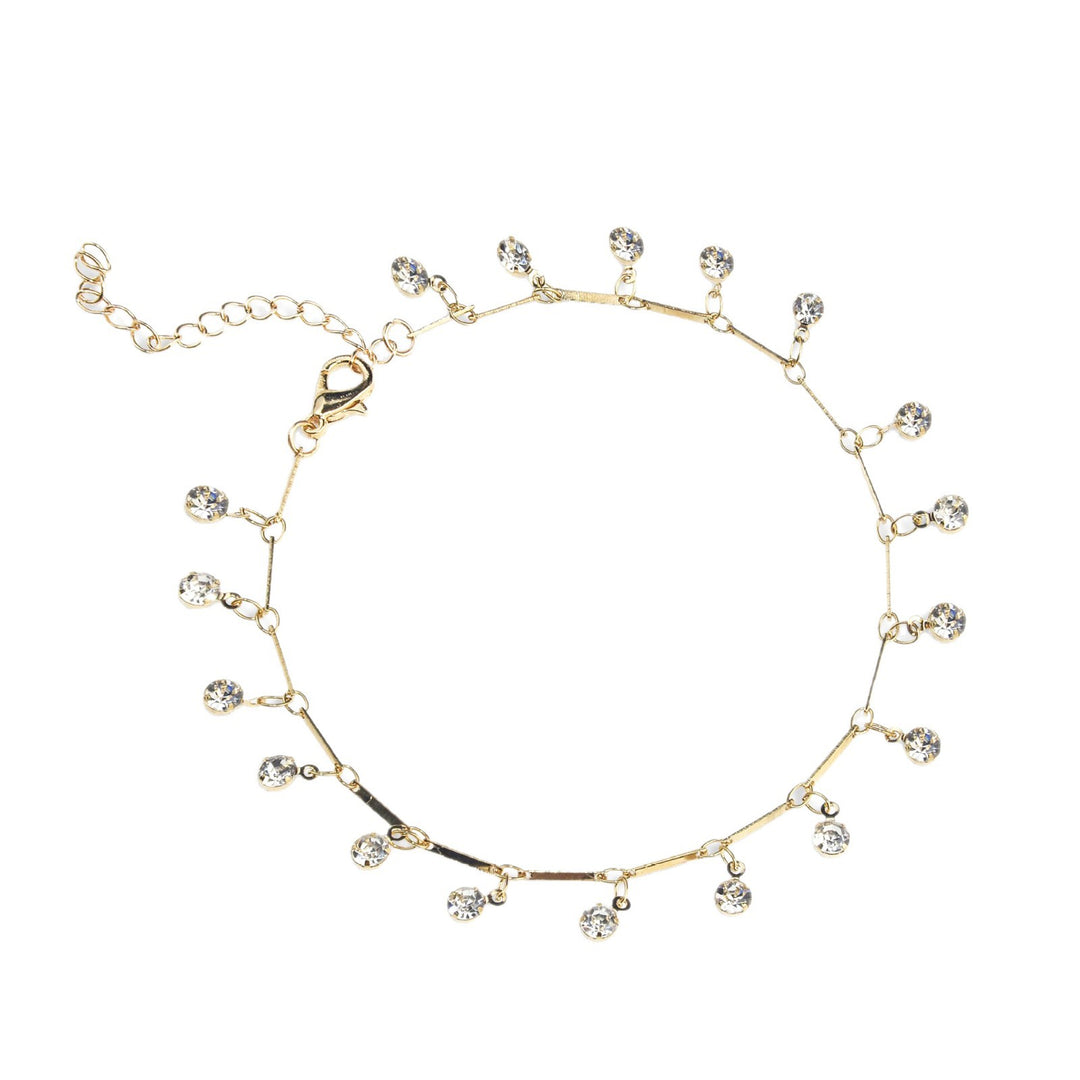 Elegant Crystal Chain Anklet Stornfield