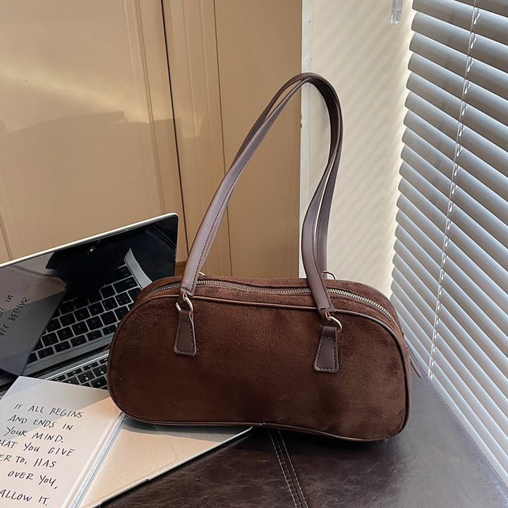 WoChic Faux Suede Handheld Bag Stornfield