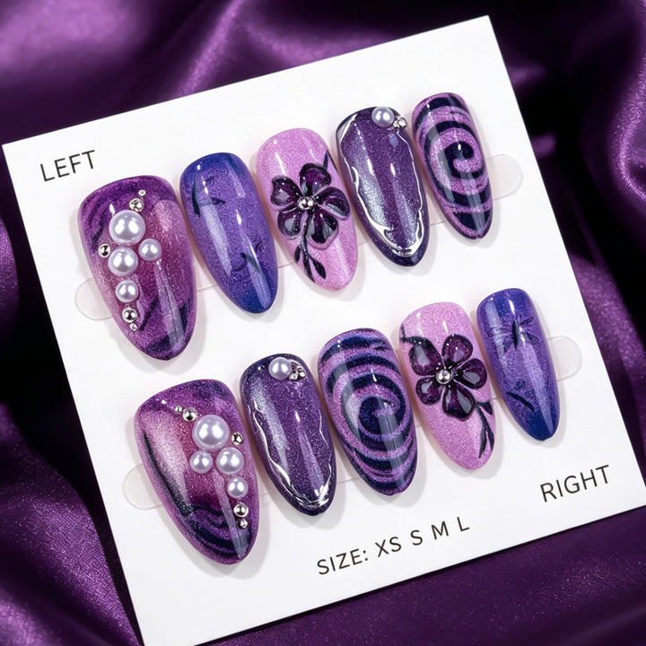 Artistic Designer Press-On Nails