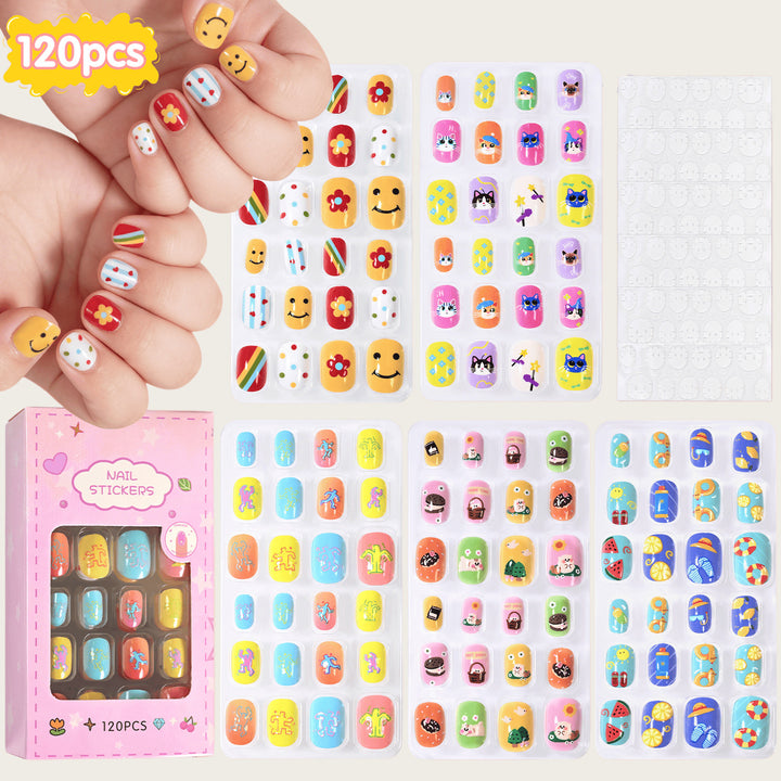 Decorative Cartoon-Themed Nail Sticker Collection Stornfield