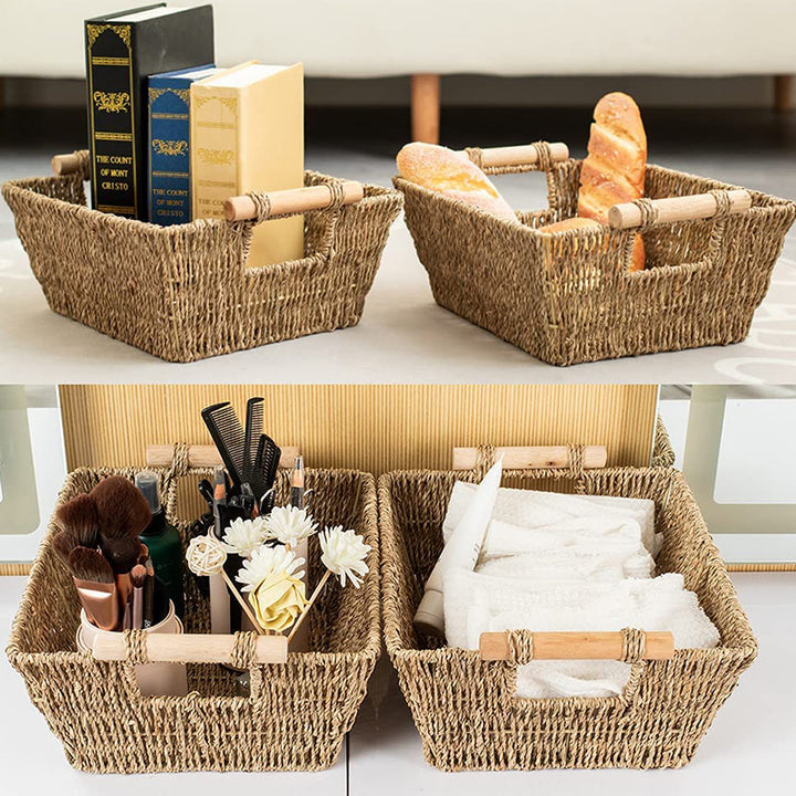 Natural fiber storage basket Stornfield