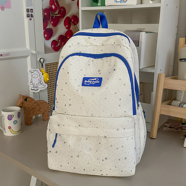 Star-Print Spacious Backpack Stornfield