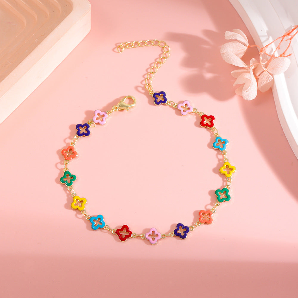 Colorful Star Charm Anklet Stornfield 1788164326