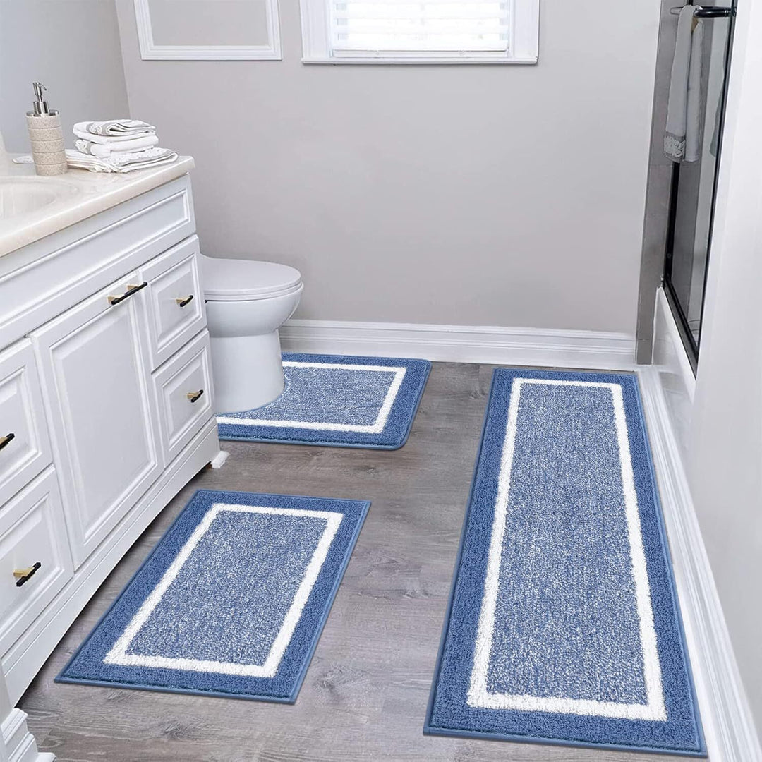 Modern Bathroom Mat Set