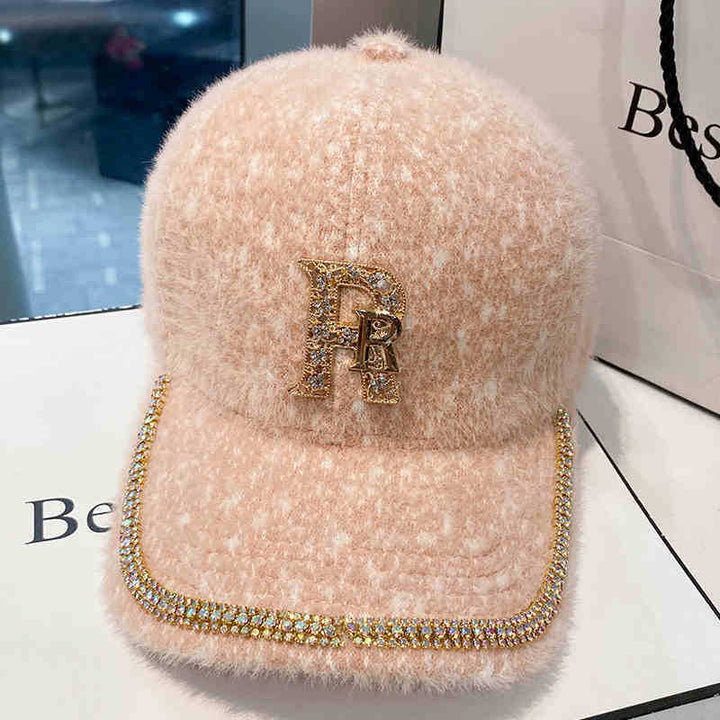 Women's Luxurious Fleece Embellished Baseball Cap Stornfield