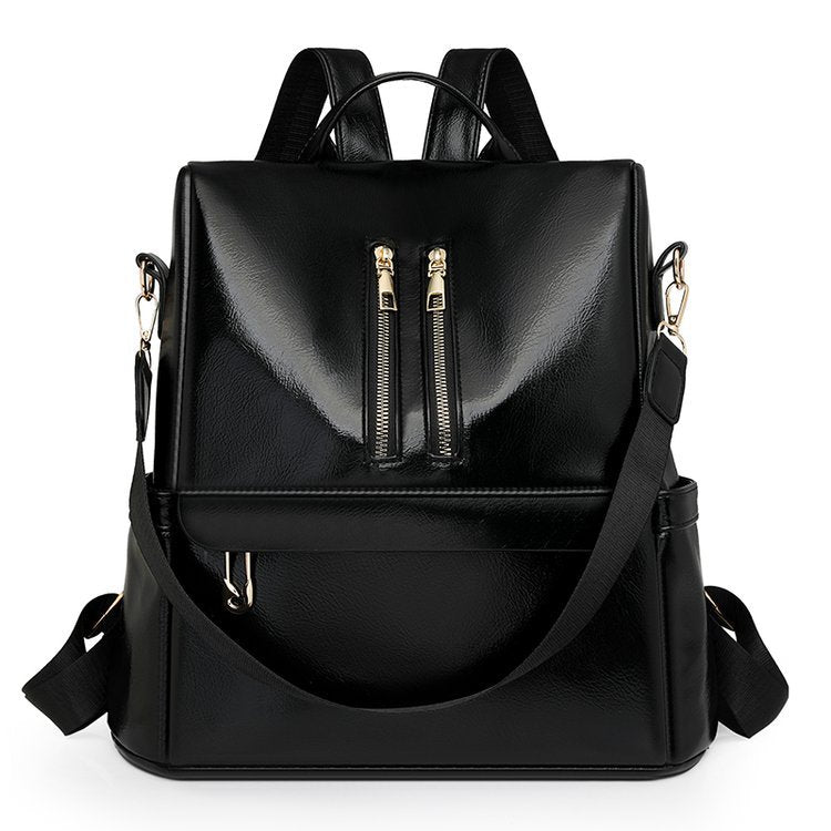 Versatile Vegan Leather Backpack Stornfield