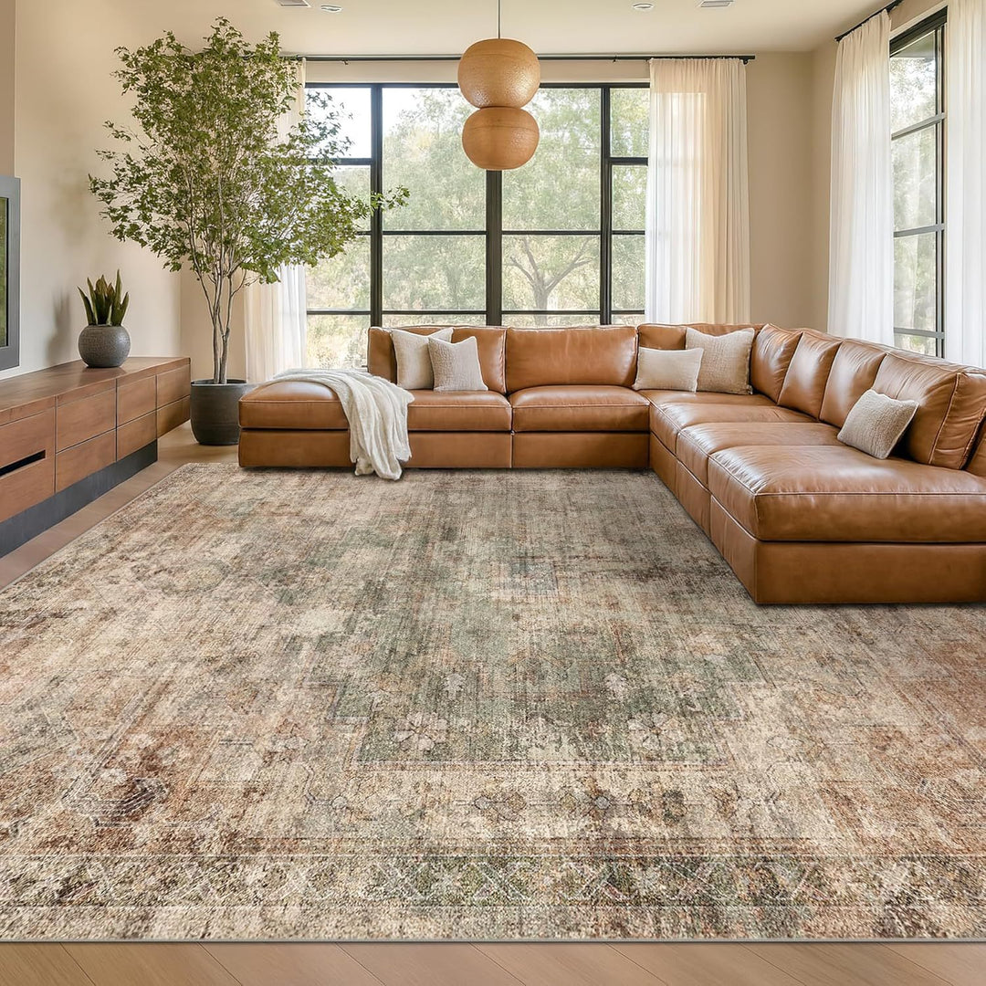 Vintage Inspired Worn Carpet