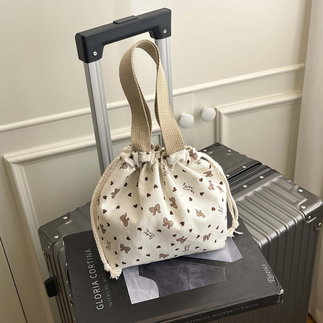 WoTextured Drawstring Mini Pouch Stornfield