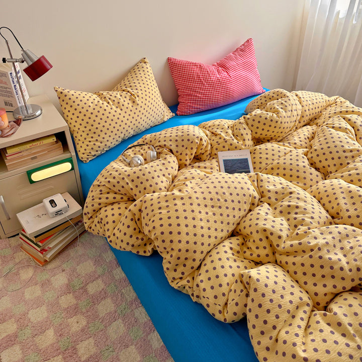 Striped Reversible Comforter Set