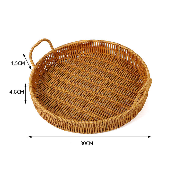 Round Woven Serving Tray Stornfield