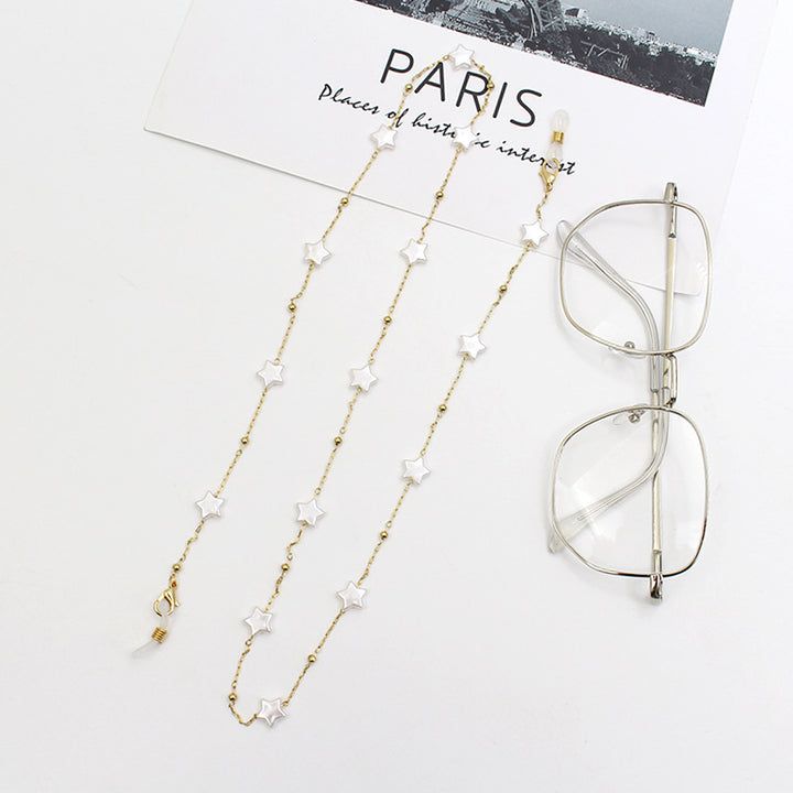 Star-Embellished Eyewear Chain Stornfield