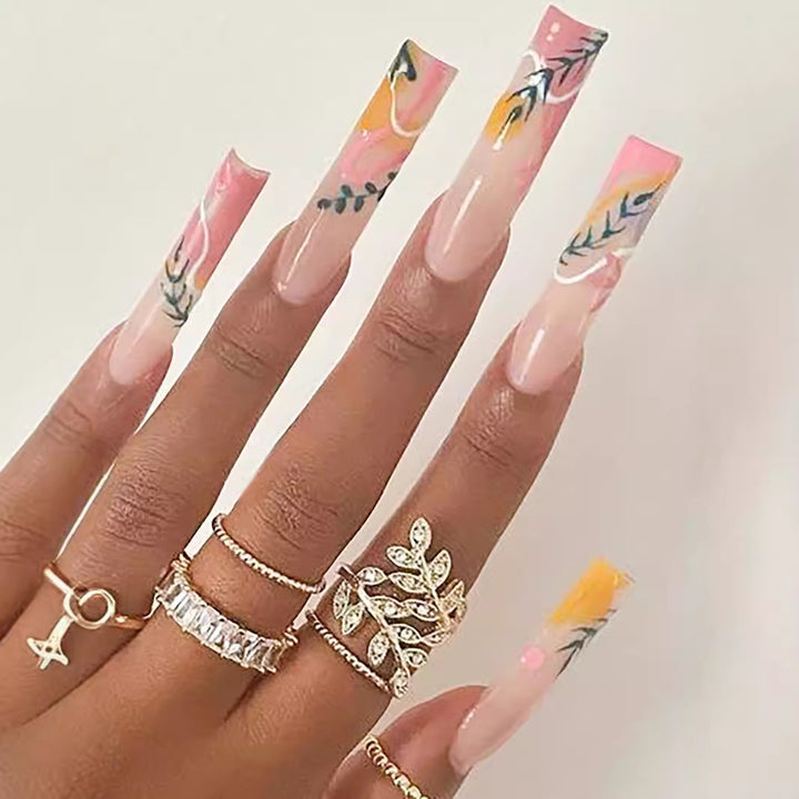 Floral Art Press-On Nails Stornfield