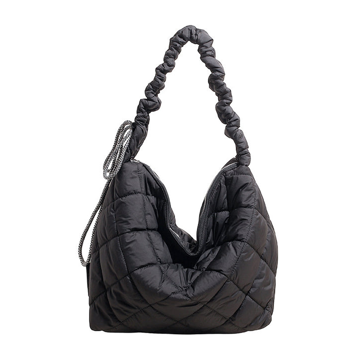 Quilted Puffer Shoulder Bag