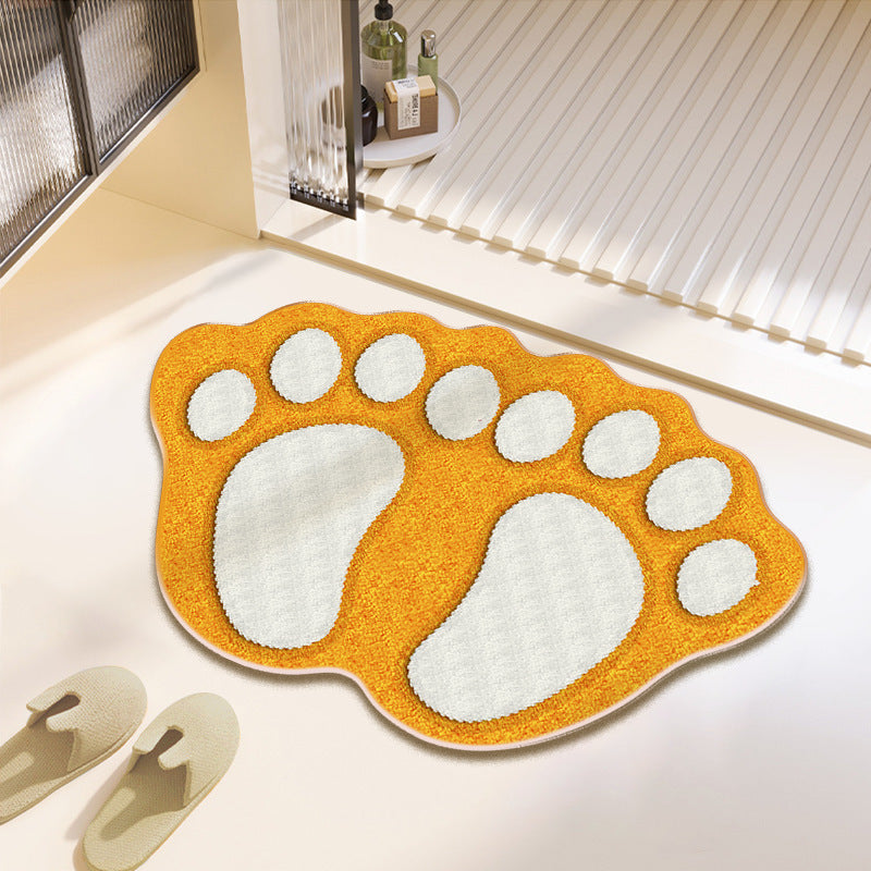 Fun Paw Print Bath Mat Stornfield