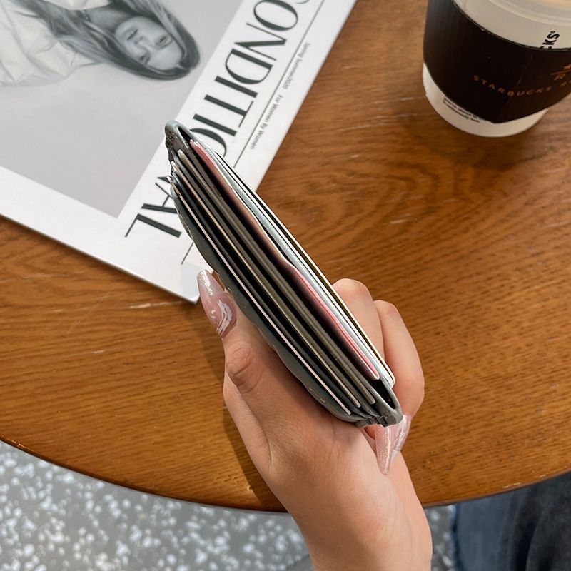 Quilted Leather Card Holder