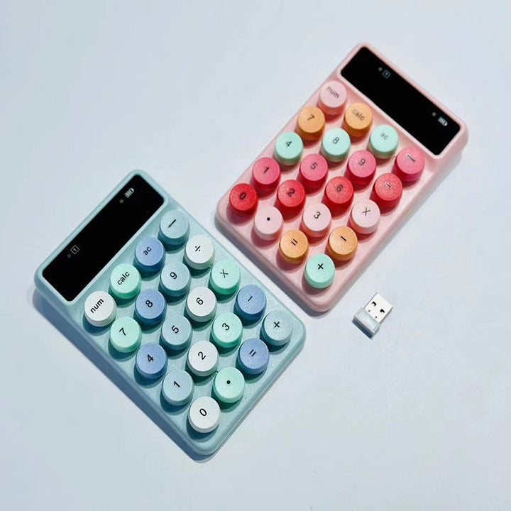 Wireless Retro Calculator Keyboard Stornfield