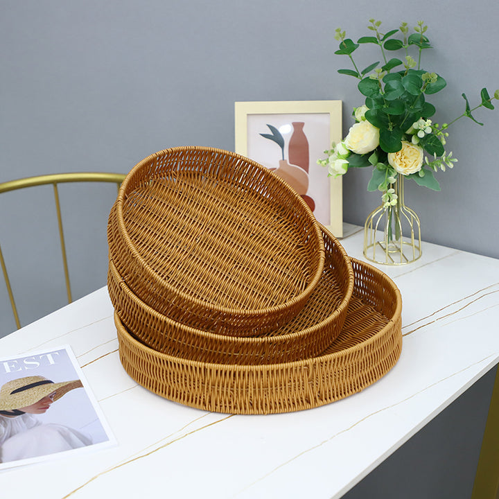 Stylish Wicker Serving Bowl Stornfield