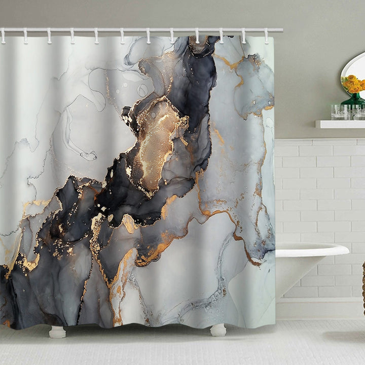 Artistic Marble Design Shower Curtain Stornfield